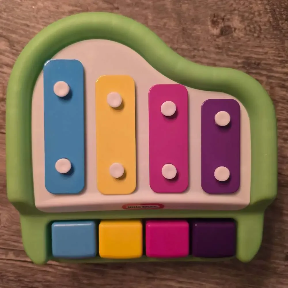 Little Tikes Tap-A-Tune Piano Xylophone Toy Green #612275